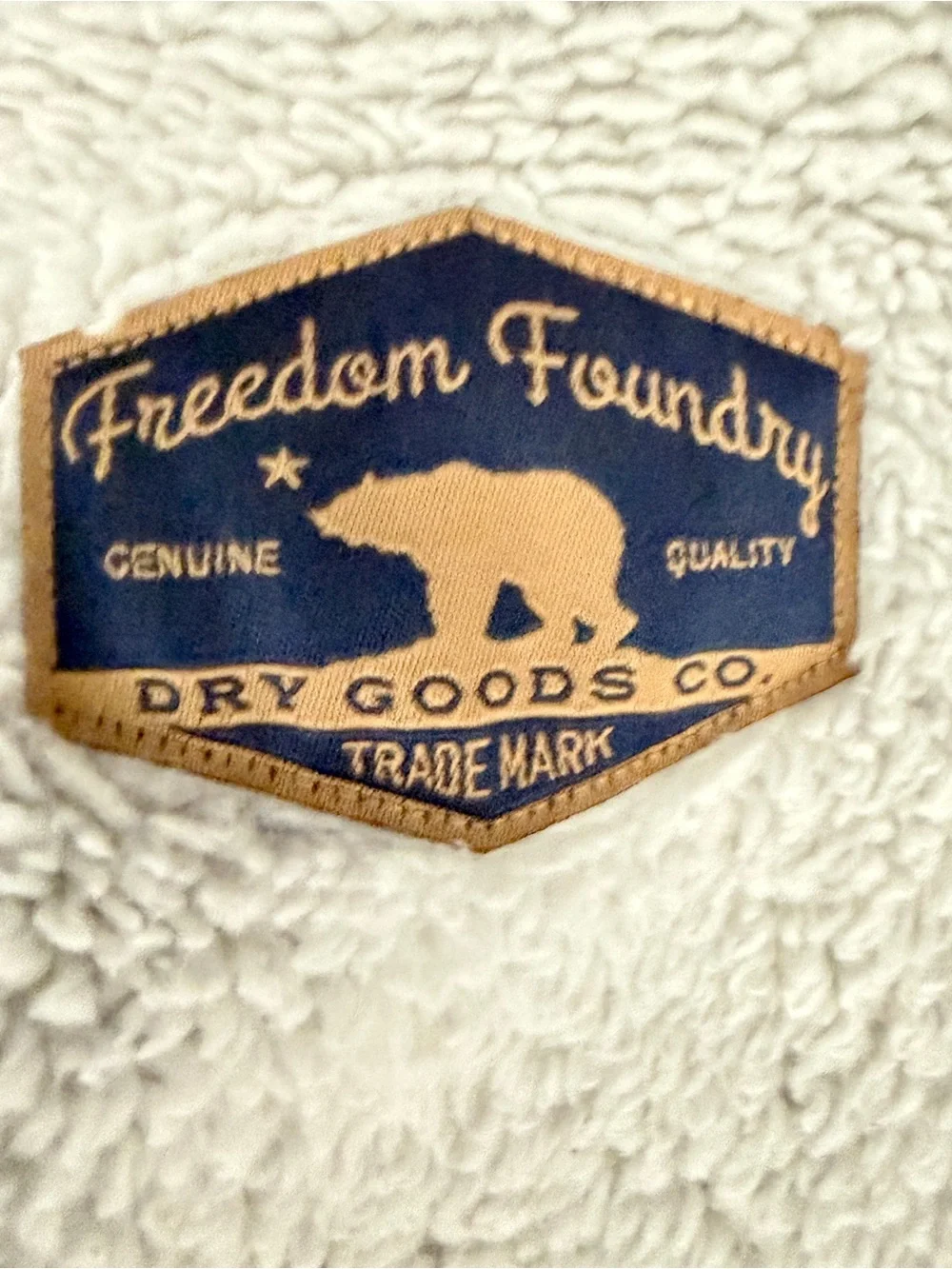 Freedom Foundry Dry Goods Sherpa Lined Flannel Shirt Jacket Men’s M Blue Plaid
